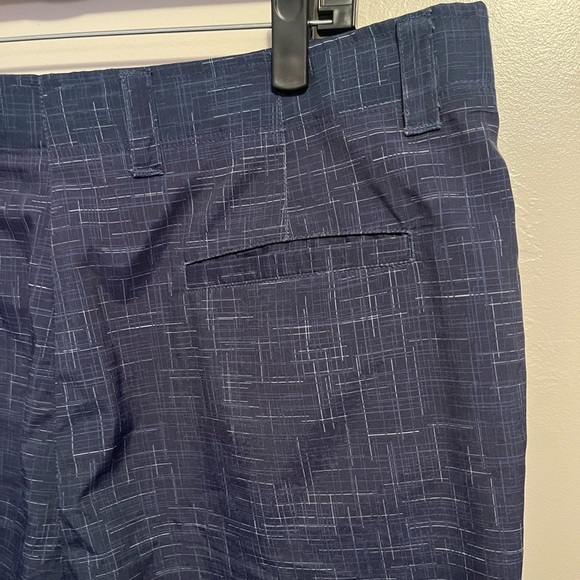 Callaway Blue Flat Front Golf Shorts - Picture 6 of 9